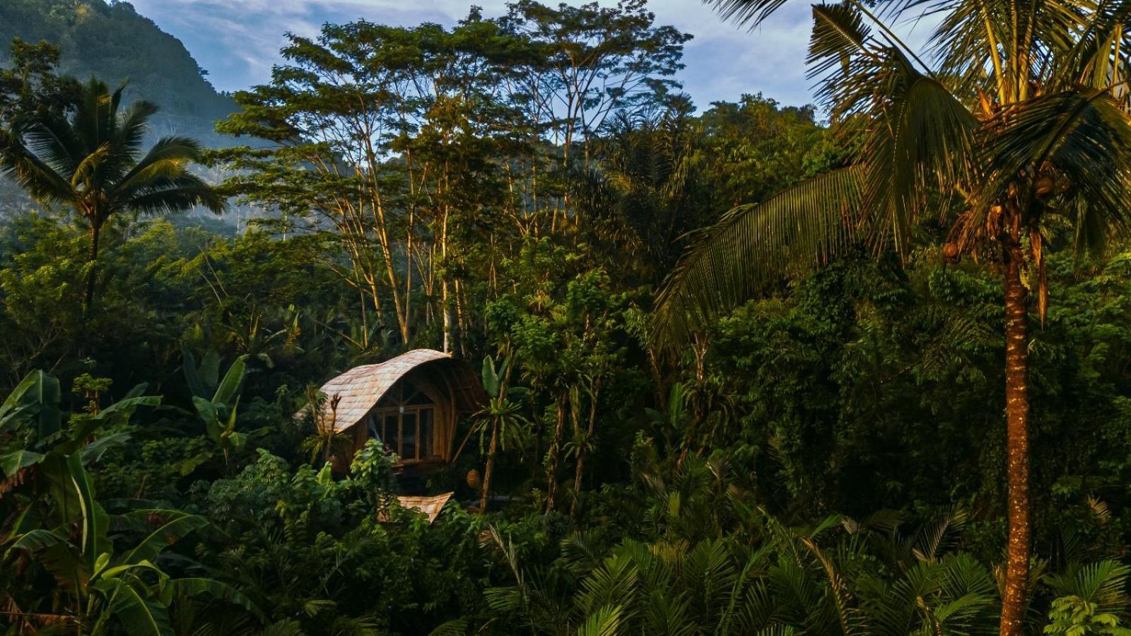 Arcada Bali Bamboo House Villa Sidemen  Exteriör bild
