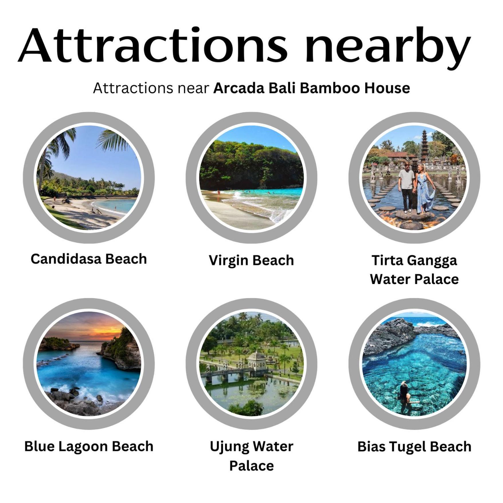 Arcada Bali Bamboo House Villa Sidemen  Exteriör bild