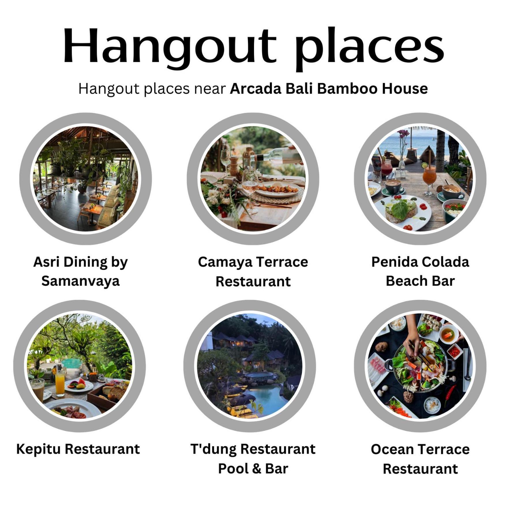 Arcada Bali Bamboo House Villa Sidemen  Exteriör bild