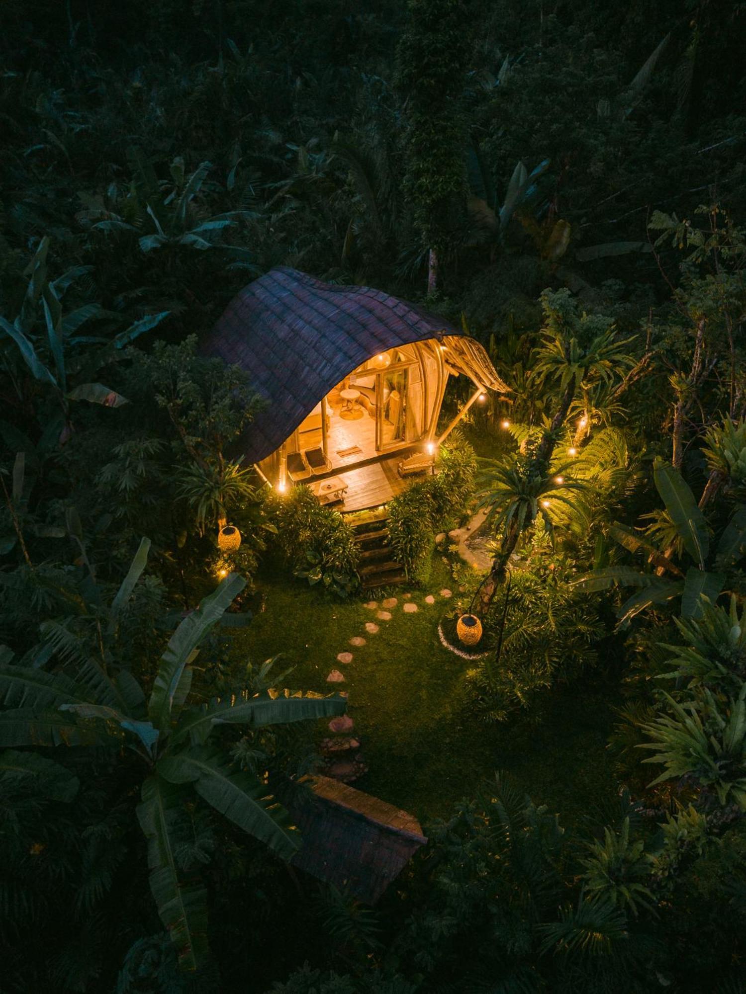 Arcada Bali Bamboo House Villa Sidemen  Exteriör bild