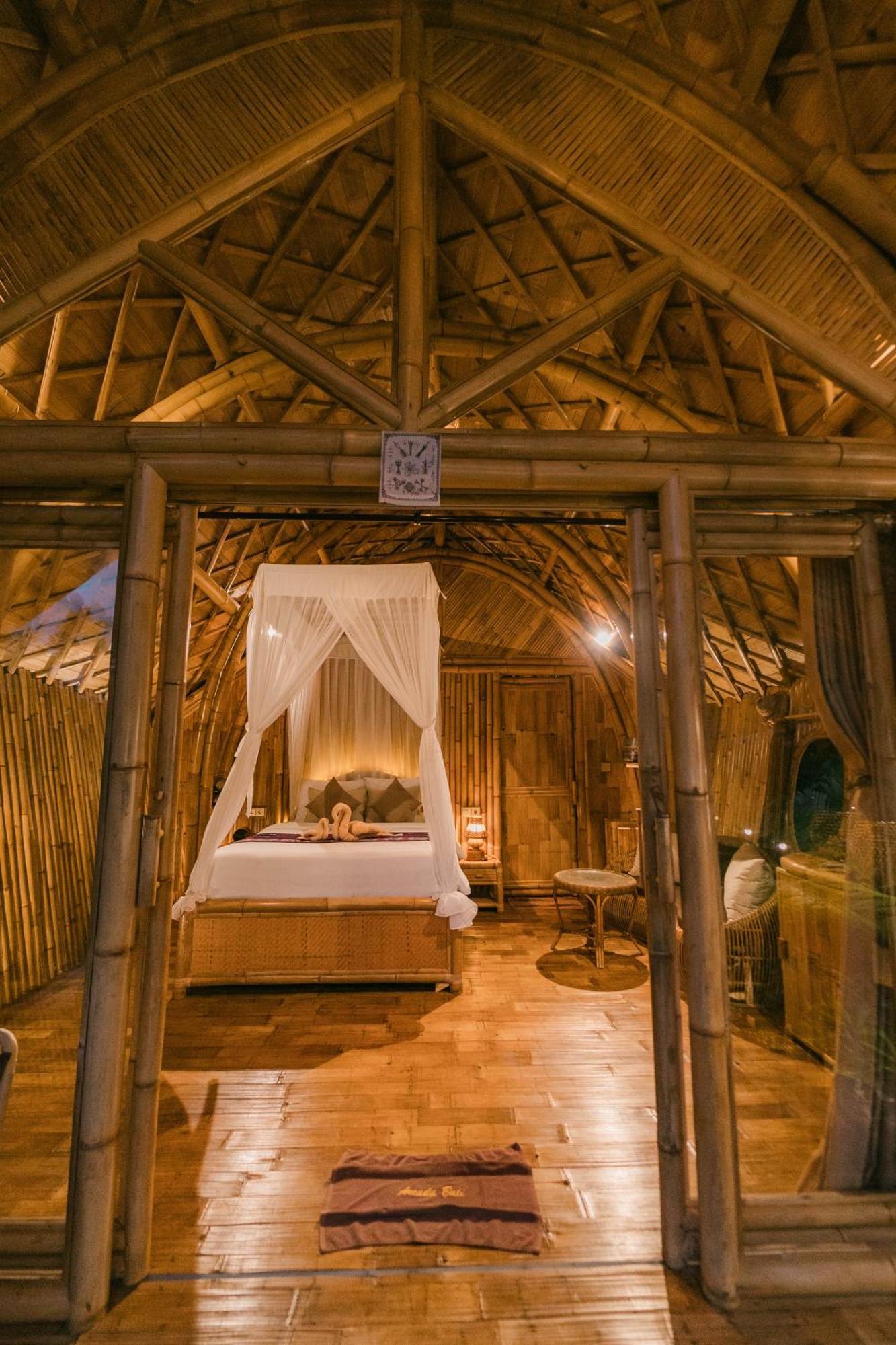 Arcada Bali Bamboo House Villa Sidemen  Exteriör bild
