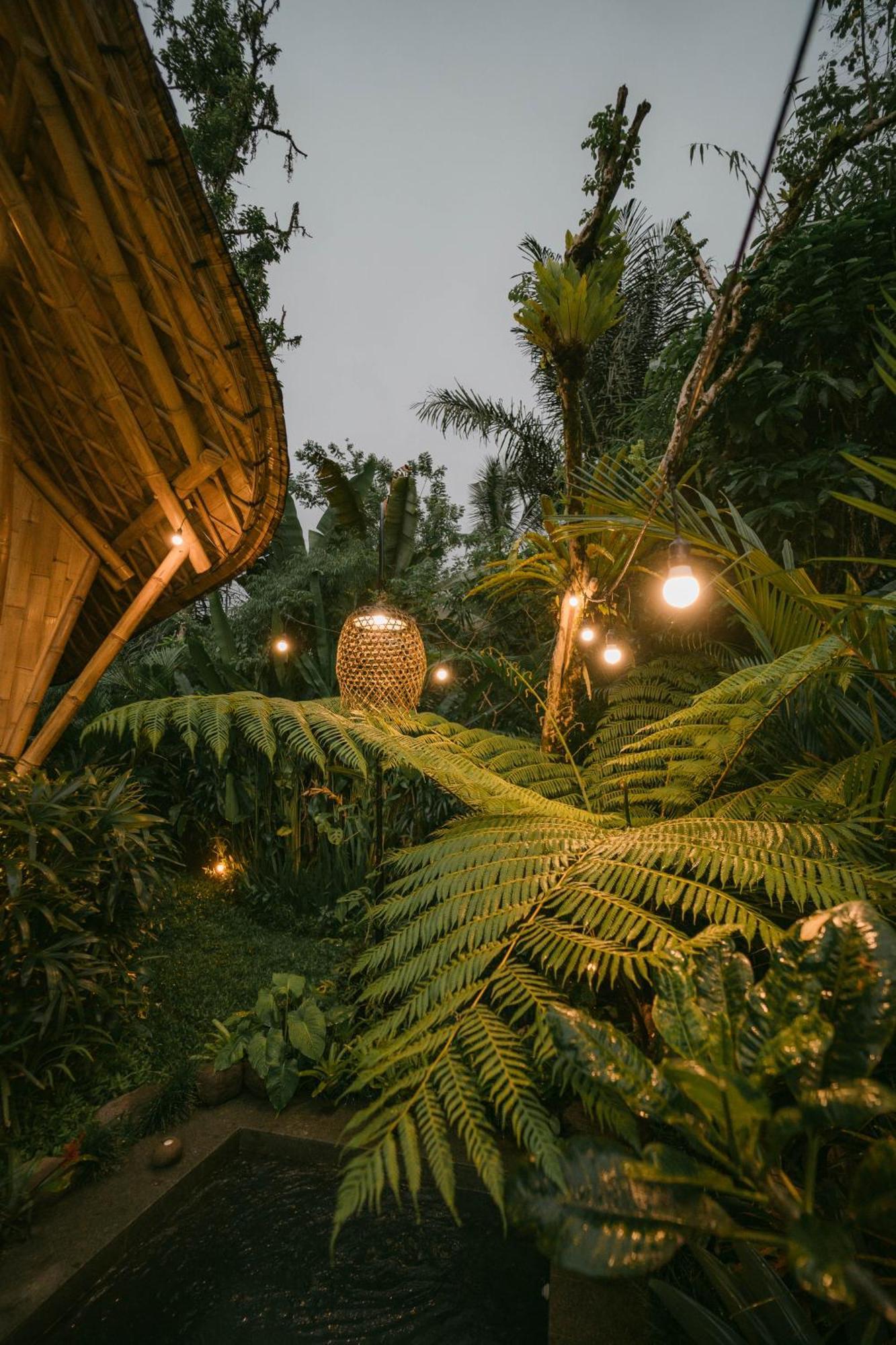 Arcada Bali Bamboo House Villa Sidemen  Exteriör bild