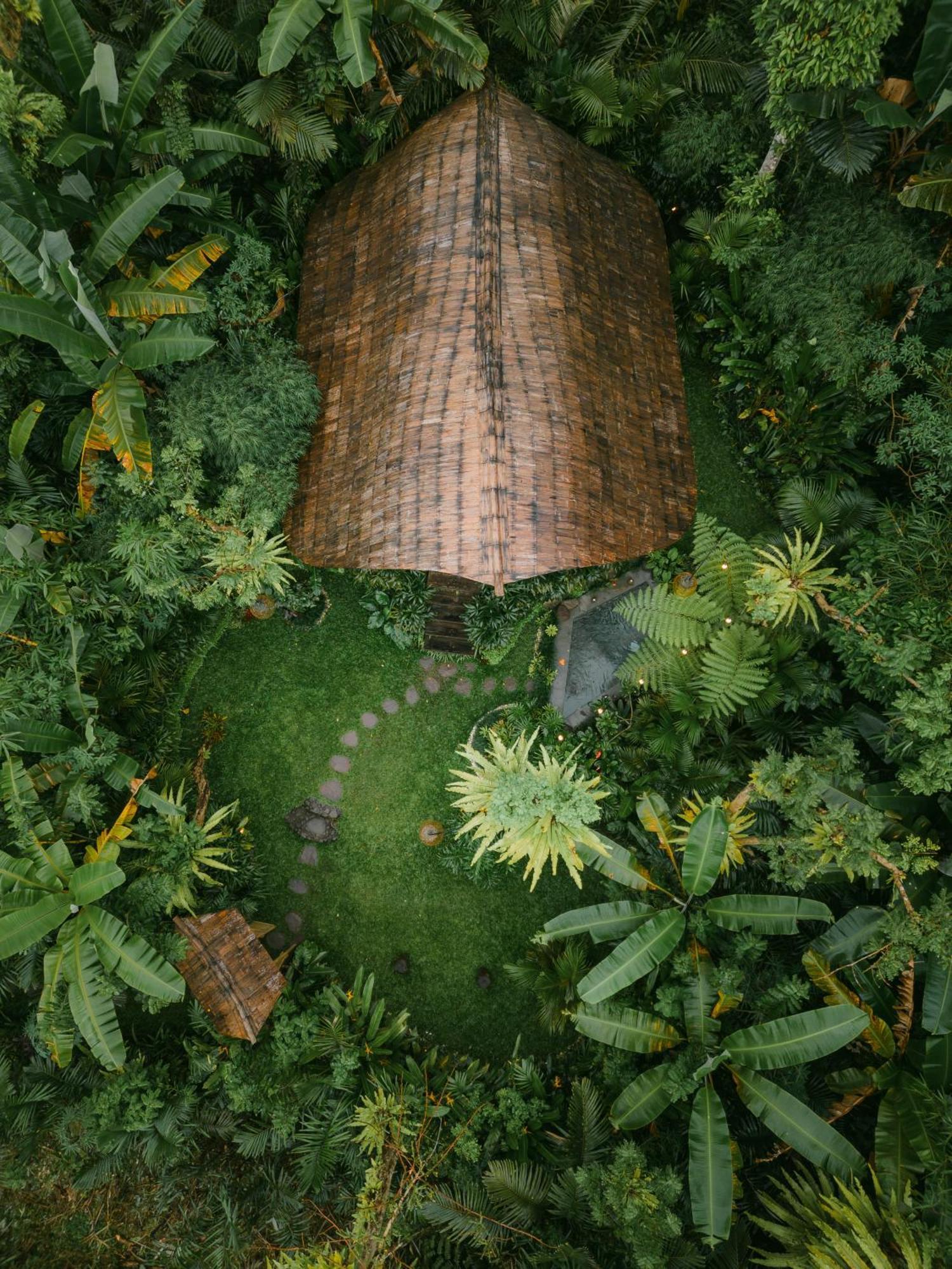 Arcada Bali Bamboo House Villa Sidemen  Exteriör bild