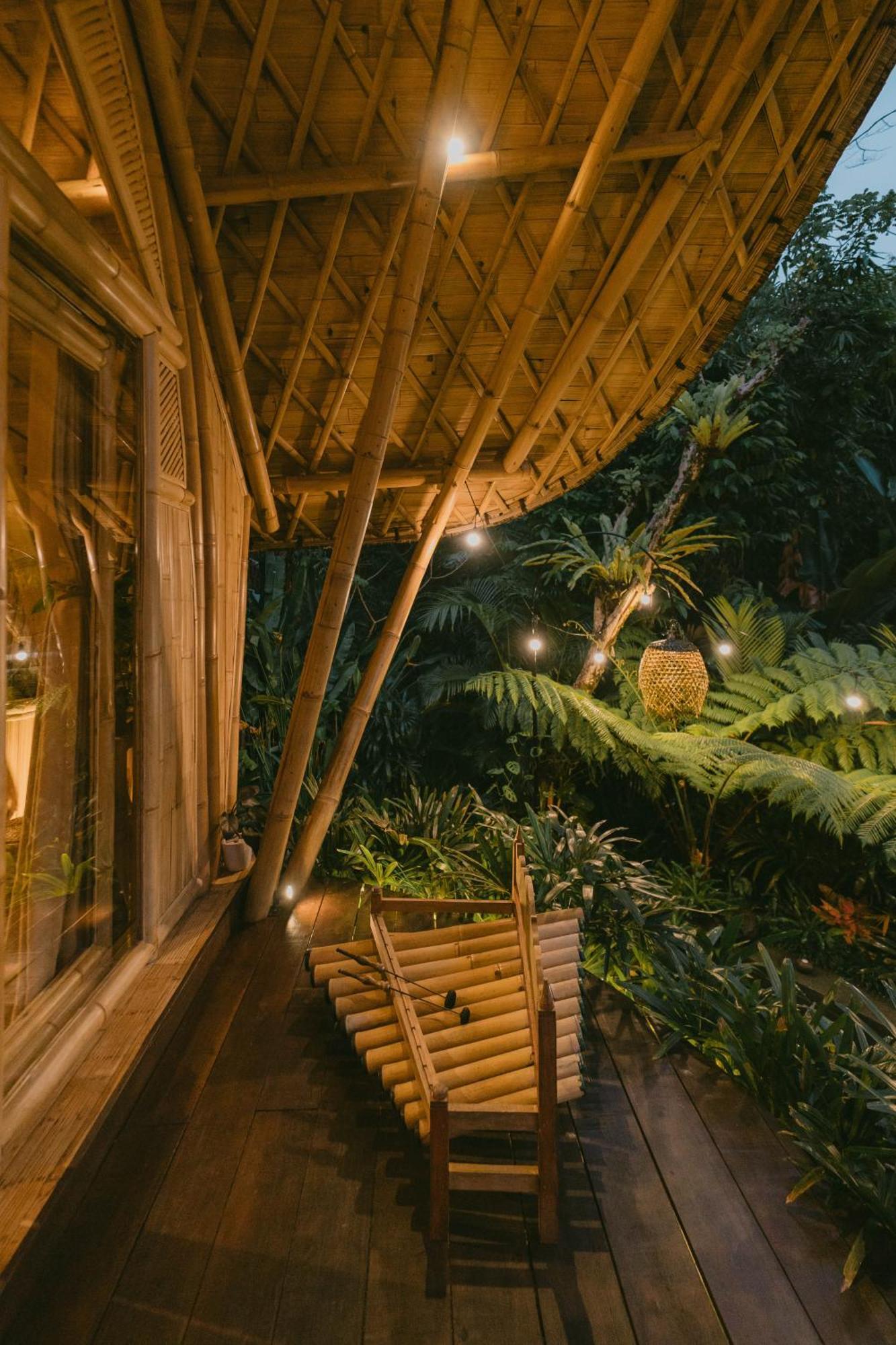 Arcada Bali Bamboo House Villa Sidemen  Exteriör bild