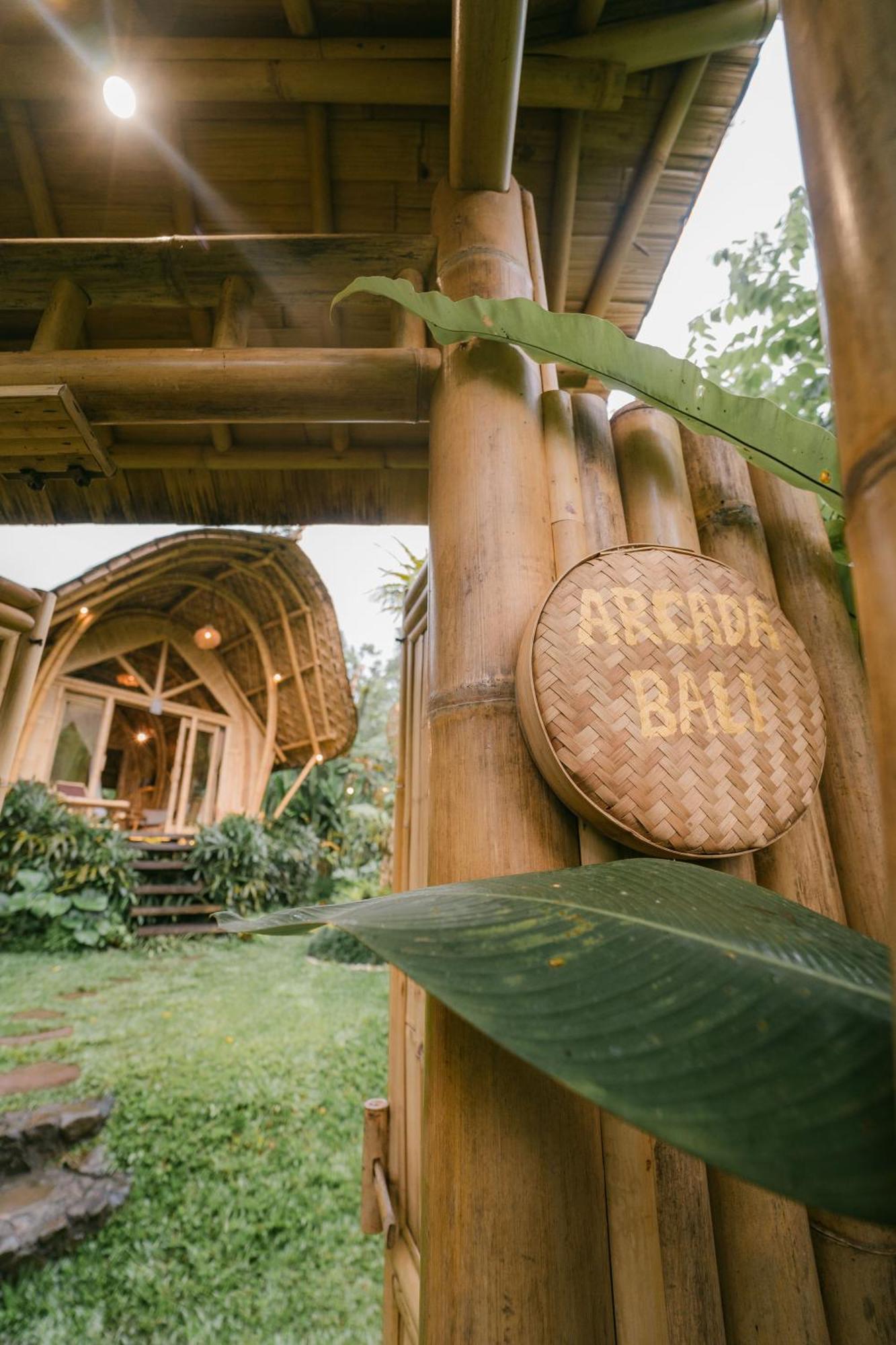 Arcada Bali Bamboo House Villa Sidemen  Exteriör bild