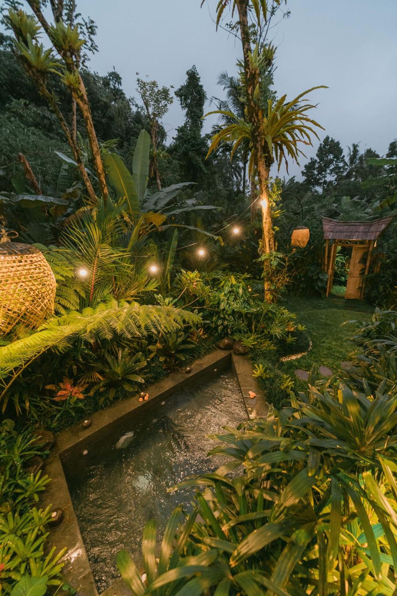 Arcada Bali Bamboo House Villa Sidemen  Exteriör bild