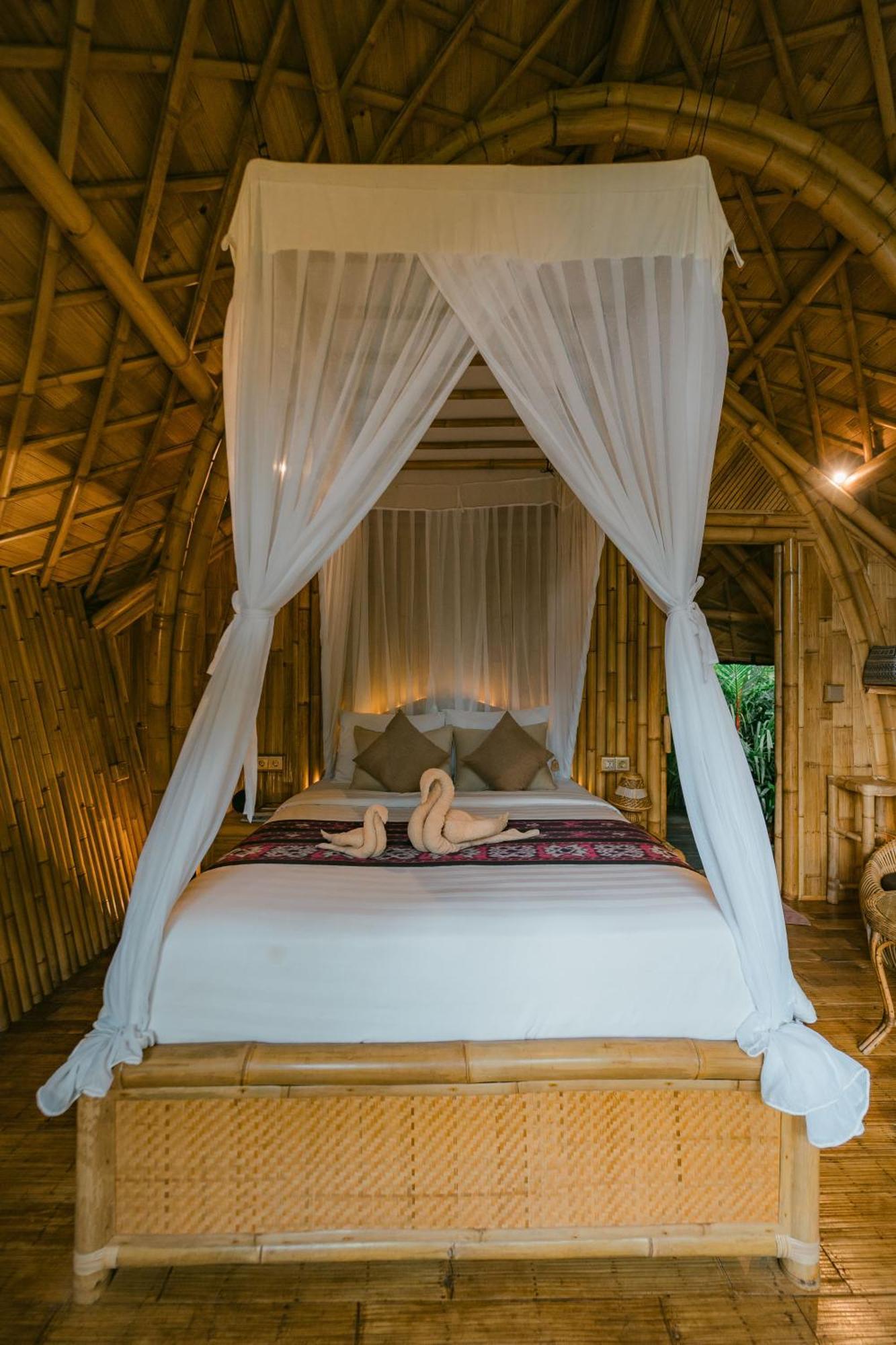 Arcada Bali Bamboo House Villa Sidemen  Exteriör bild