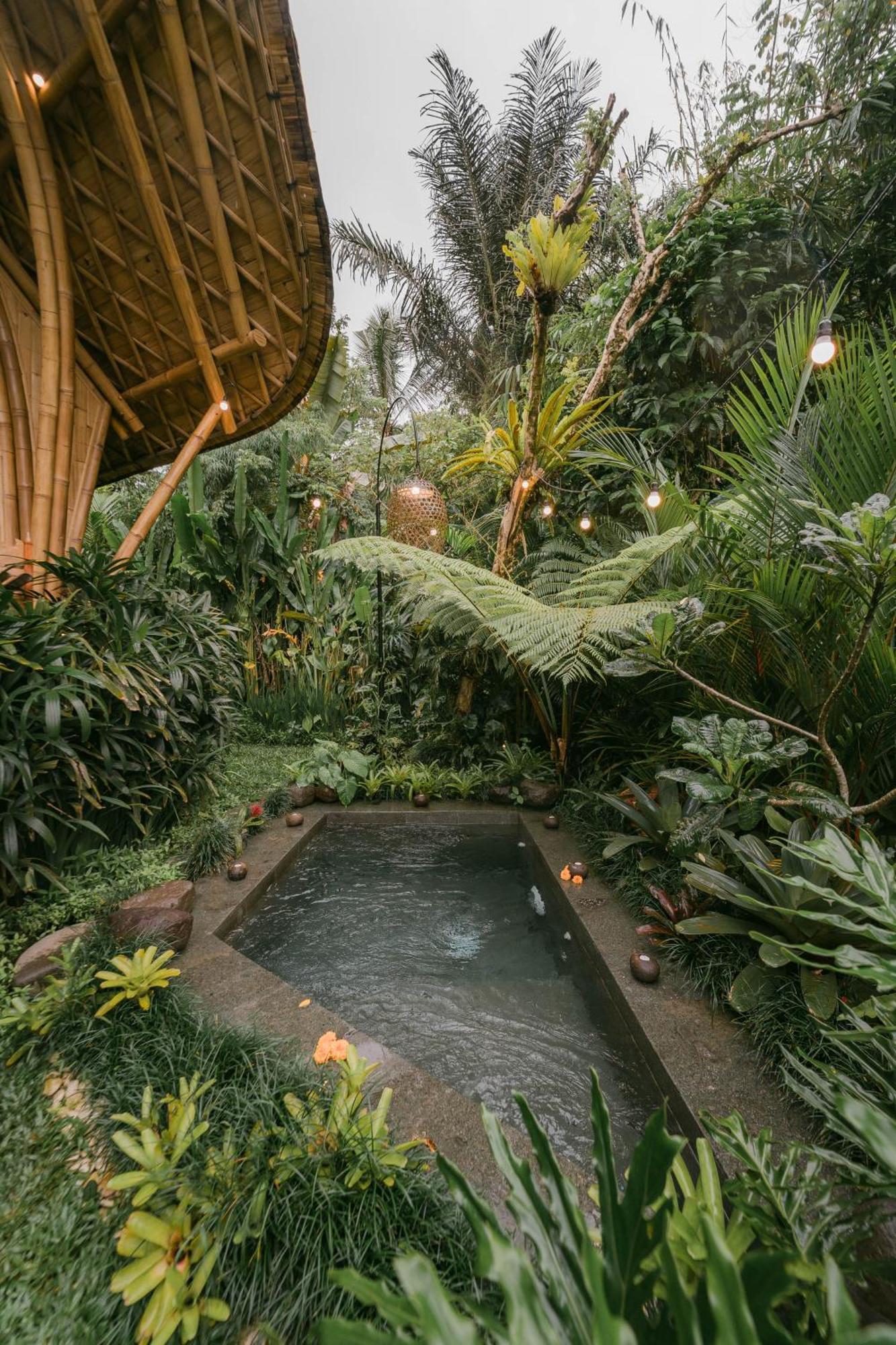 Arcada Bali Bamboo House Villa Sidemen  Exteriör bild