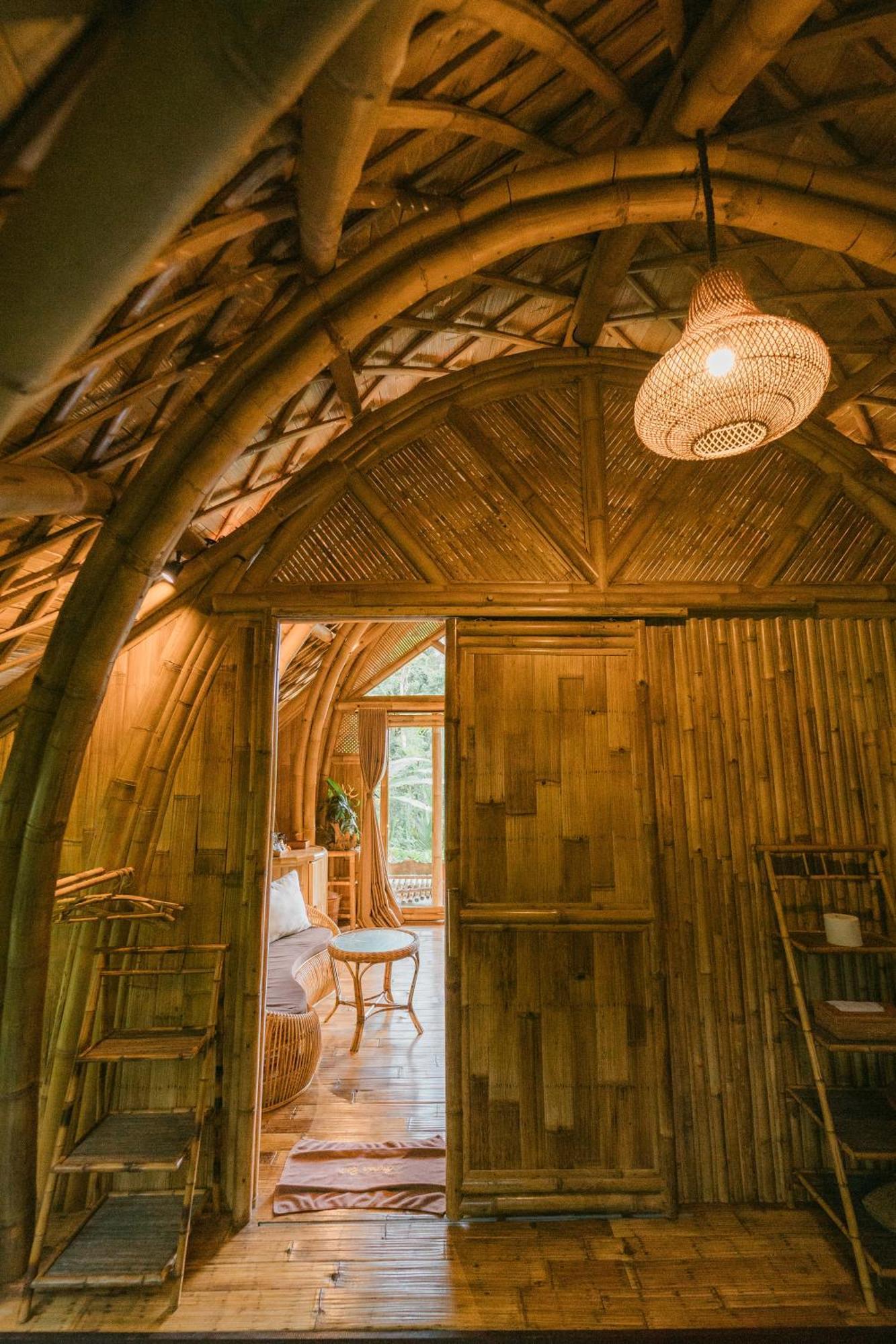 Arcada Bali Bamboo House Villa Sidemen  Exteriör bild