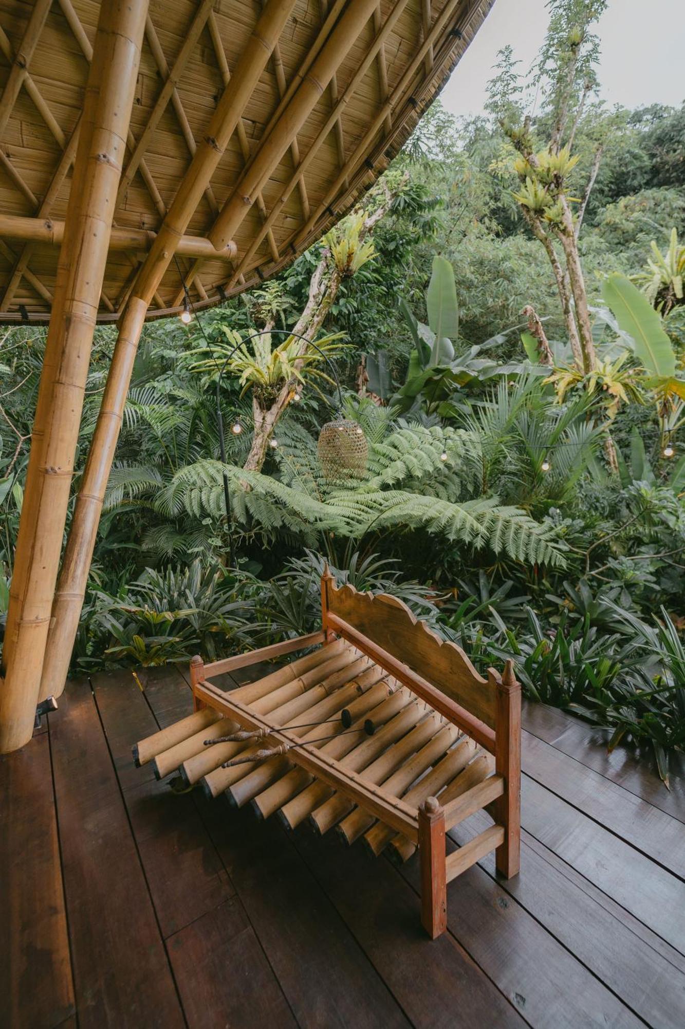 Arcada Bali Bamboo House Villa Sidemen  Exteriör bild