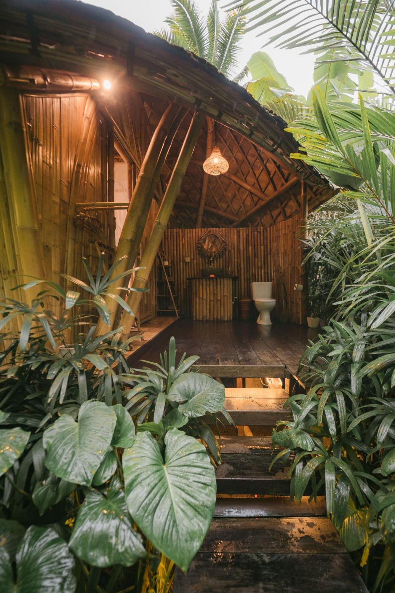 Arcada Bali Bamboo House Villa Sidemen  Exteriör bild