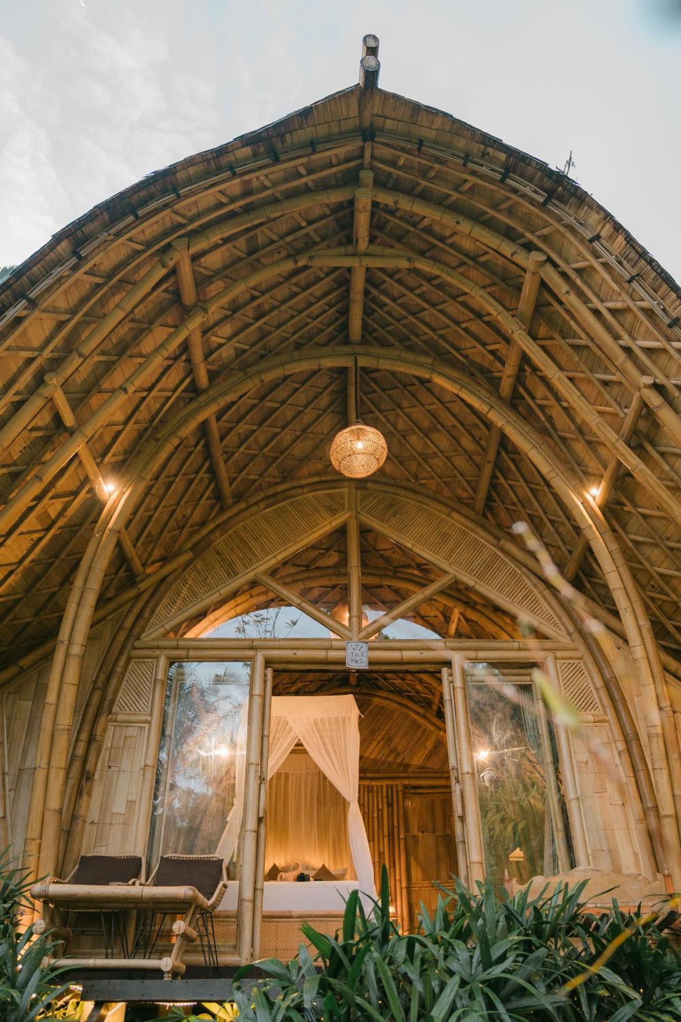 Arcada Bali Bamboo House Villa Sidemen  Exteriör bild