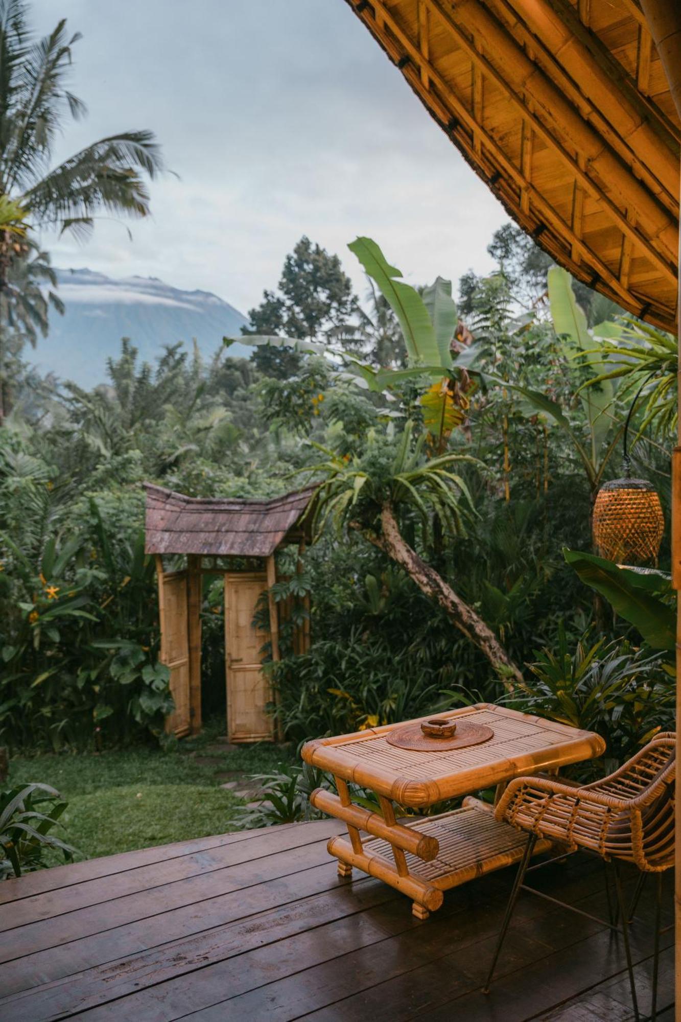 Arcada Bali Bamboo House Villa Sidemen  Exteriör bild
