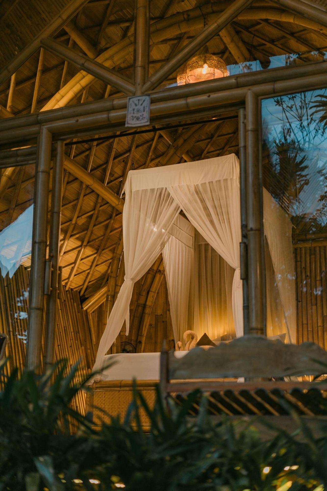 Arcada Bali Bamboo House Villa Sidemen  Exteriör bild