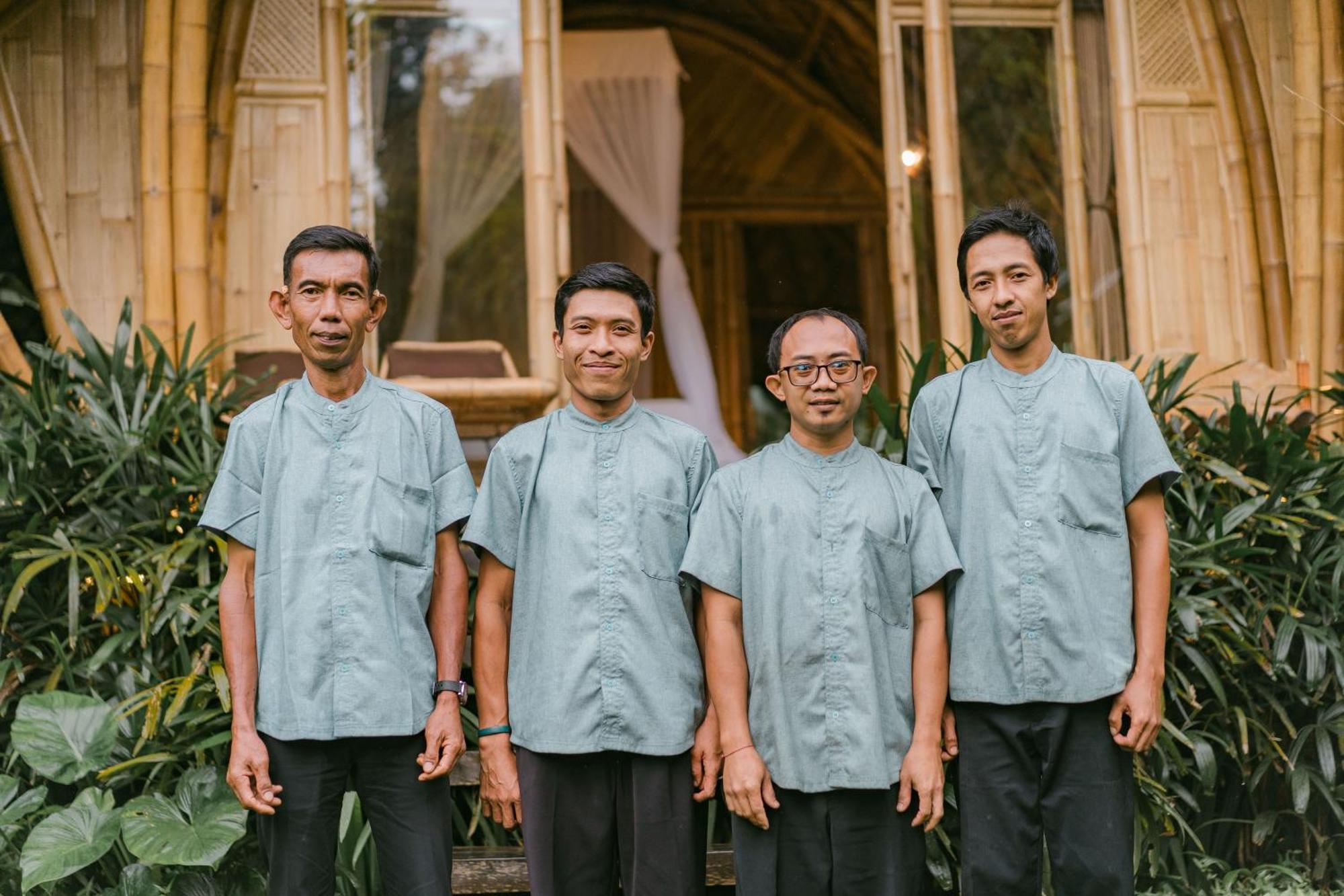 Arcada Bali Bamboo House Villa Sidemen  Exteriör bild